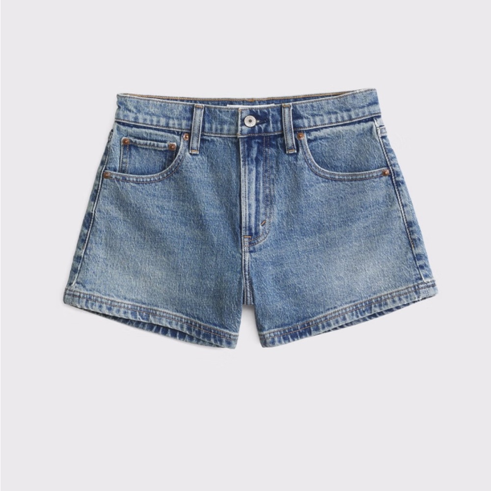 Abercrombie & Fitch Blue Jean Shorts